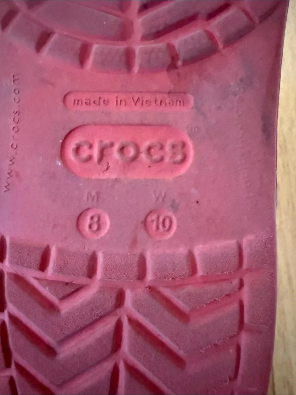 CROCS Kids Pink Slip-On Clog